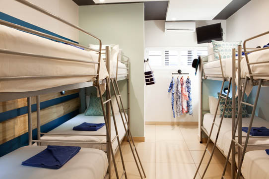 Bunk room dorm accommodation Plettenberg Bay